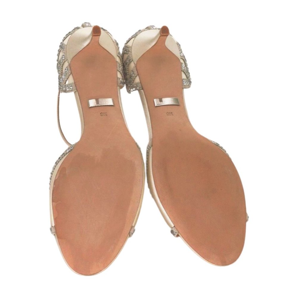Badgley Mischka Womens Gillian Dress Sandal, Ivory, Size 9.5 M - Picture 3 of 8